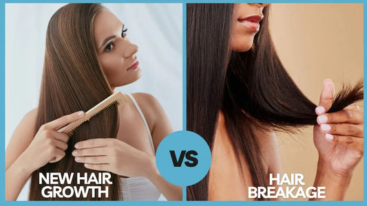 new hair growth or breakage