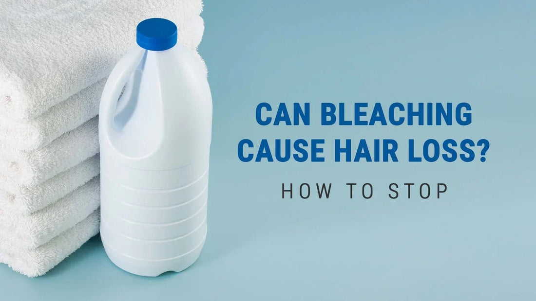 can bleaching cause hair loss