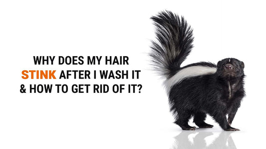 why does my hair stink after washing