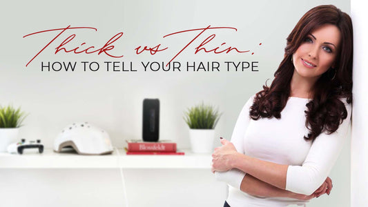 how to differentiate between thick and thin hair type