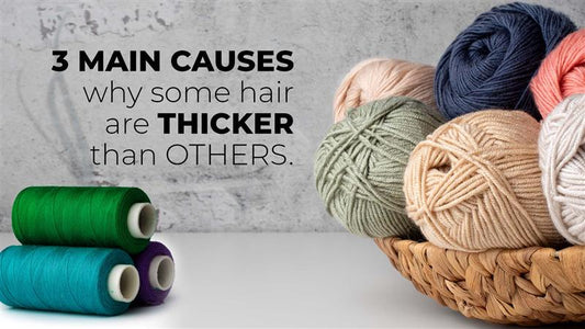 why are some of my hairs thicker than others