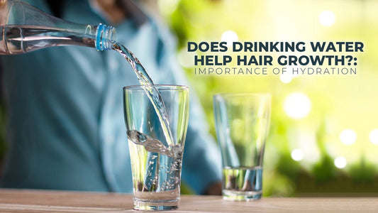 does drinking water help hair growth