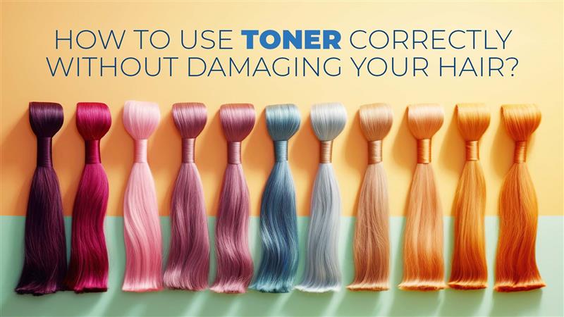 how to use toner correctly without damaging your hair