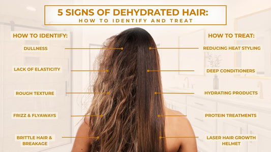 how to identify and treat dehydrated hair
