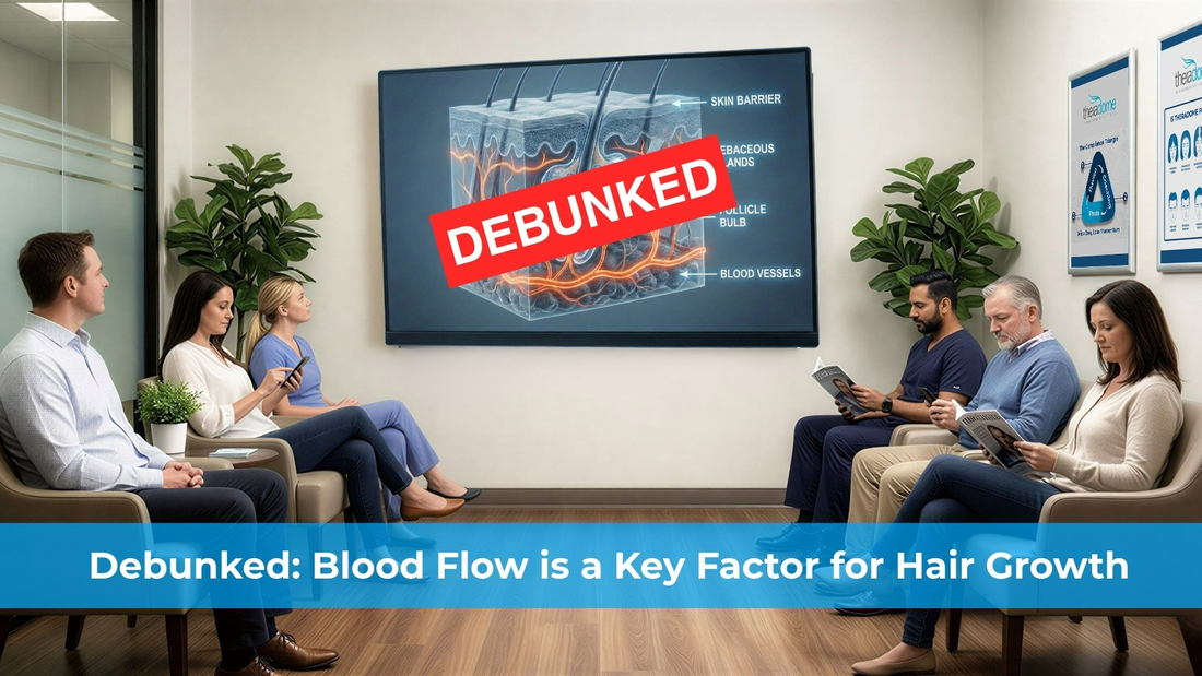 blood flow is a key factor for hair growth