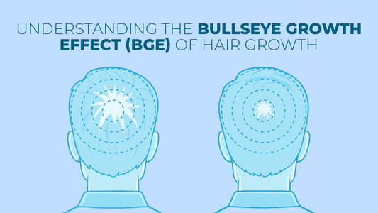 understanding the bullseye growth effect of hair