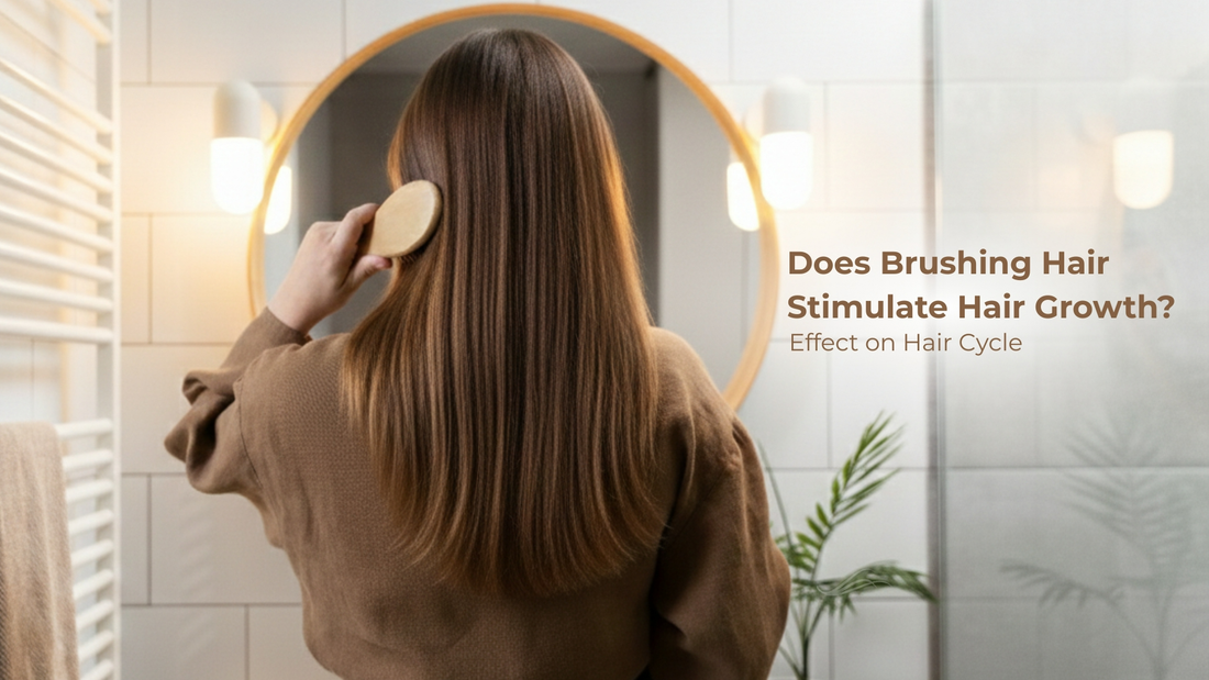 does brushing hair stimulate hair growth