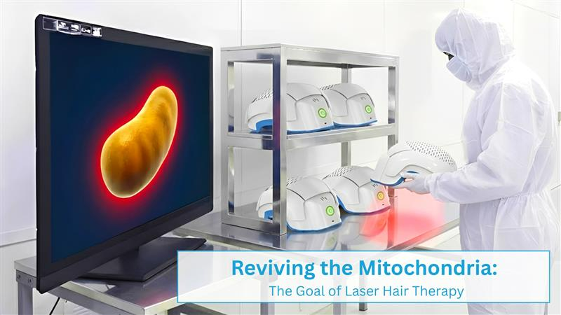 reviving mitochondria by using laser hair therapy