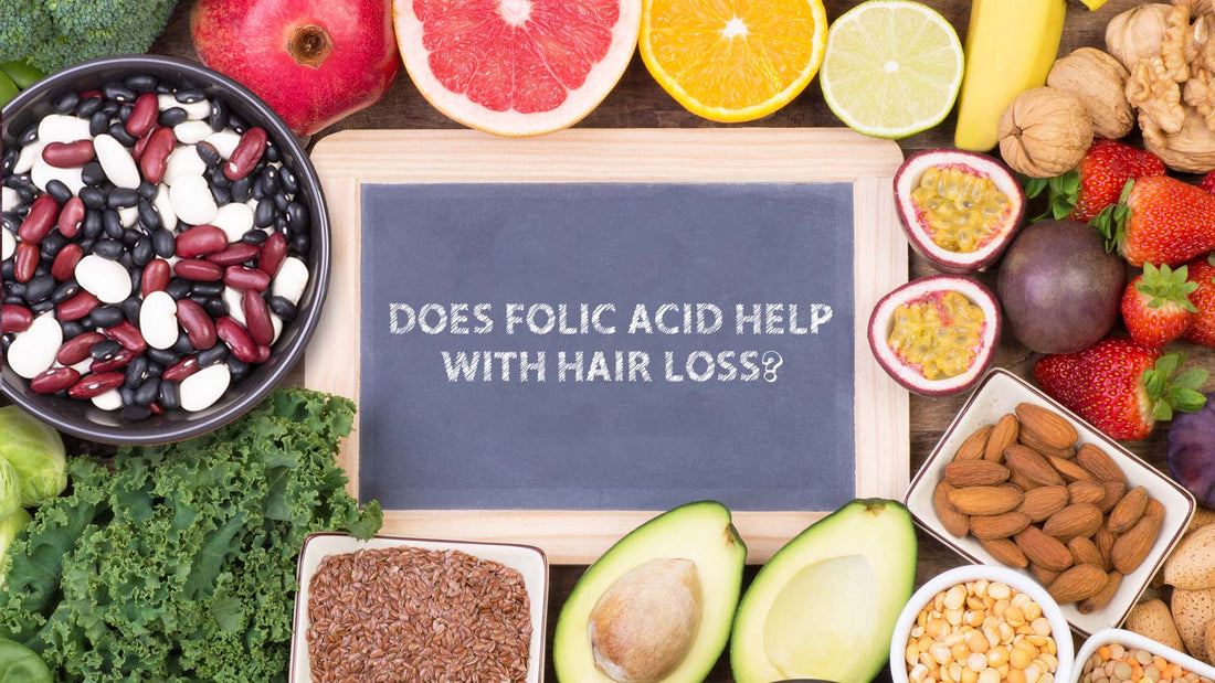 does folic acid help with hair loss
