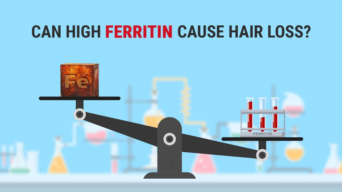 can high ferritin cause hair loss