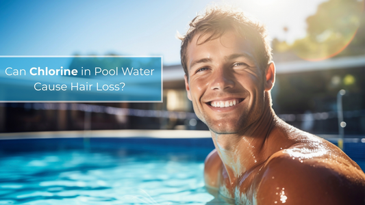 can chlorine in pool water cause hair loss
