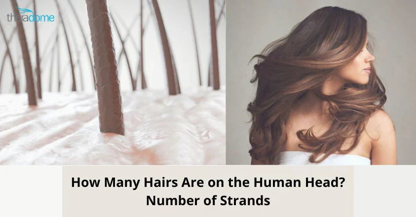 how many hair are on human head