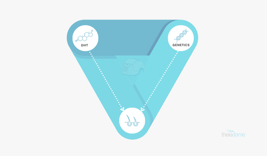 receding hairline at 20