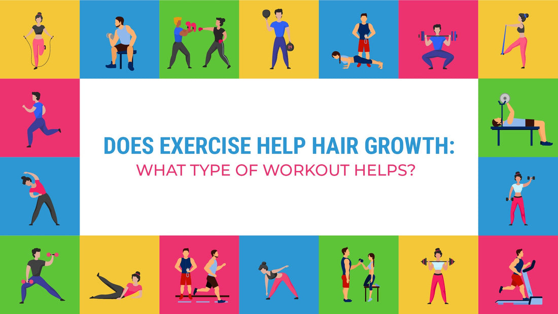does exercise help in hair growth