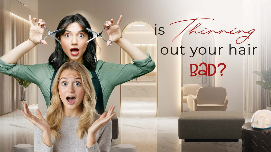 is thinning out your hair bad