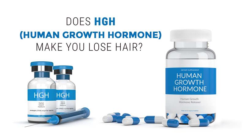 does human growth hormone causes hair loss