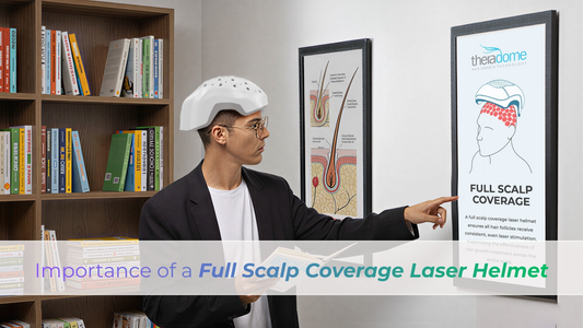 importance of a full scalp coverage laser helmet