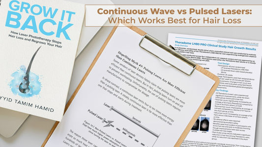 continuous wave vs pulsed lasers for hair growth treatment