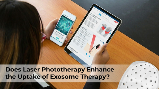 does laser phototherapy enhance the uptake of exosome therapy
