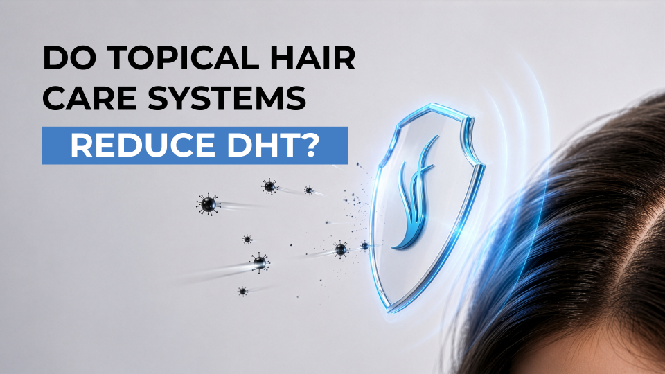 do topical hair care systems reduce dht