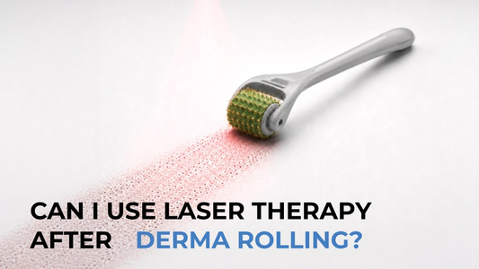 can i use laser therapy after derma rolling