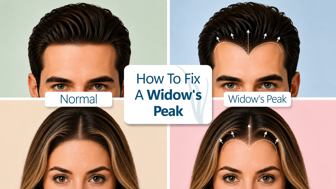 how to fix a widow's peak