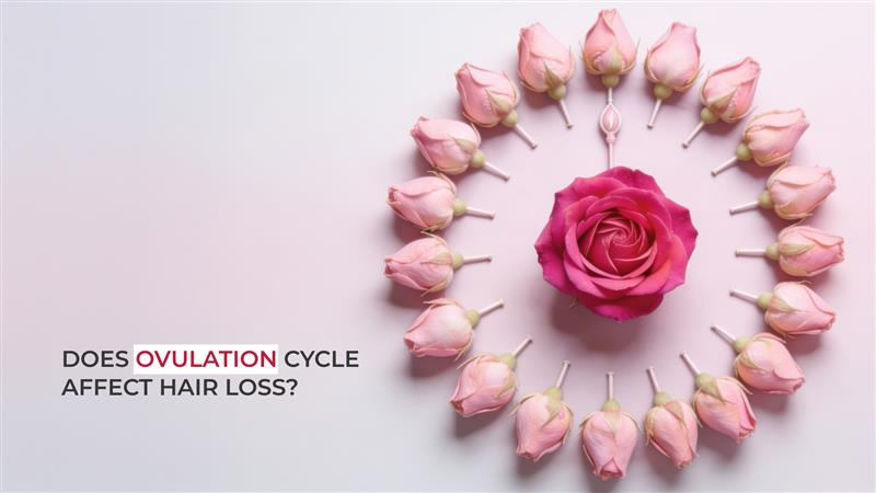 does ovulation cycle affect hair loss