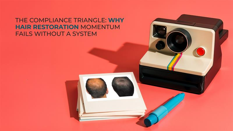 the compliance triangle: why hair restoration momentum fails without a system