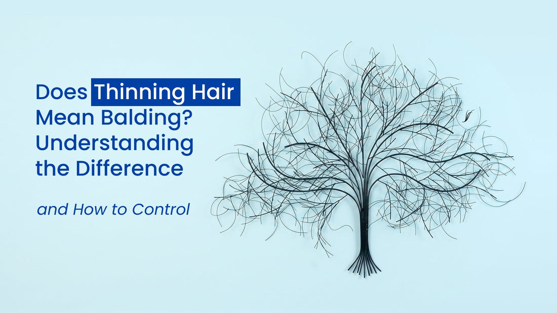 does thinning hair mean balding