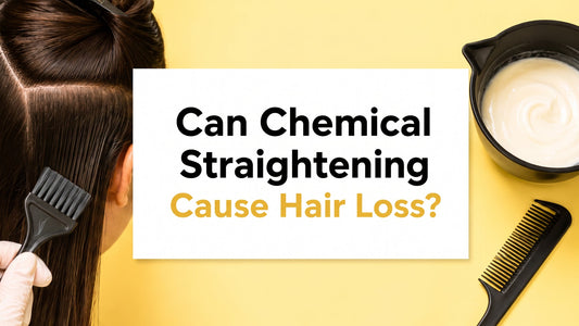 can chemical straightening cause hair loss