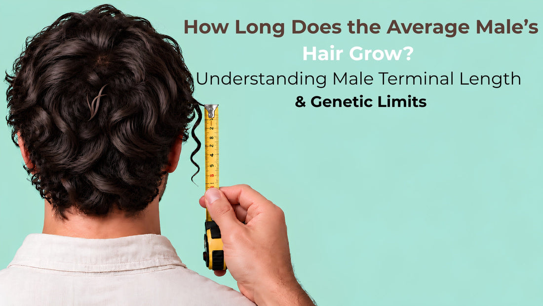 how long does the average male hair grow