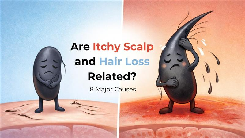 are itchy scalp and hair loss related