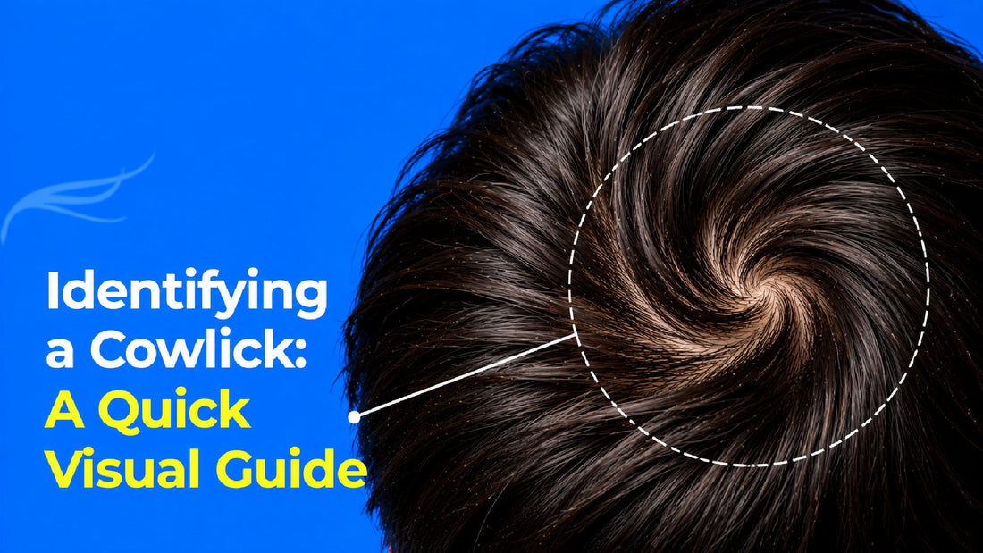 how to tell the difference between cowlick and balding