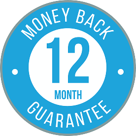 12-month upgraded money-back guarantee (MBG) when you take the Quiz