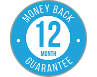 An extended 12-month money-back guarantee