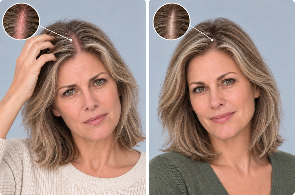 helps calm itchy irritated scalp