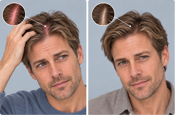 helps calm itchy irritated scalp